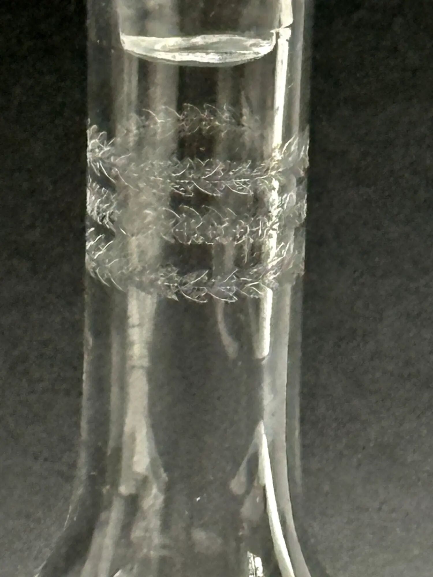 Engraved crystal carafe, late 19th to early 20th century, no. 2.
