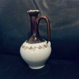 Saint Uze sandstone pitcher 1900s 19.5cm Old vintage steel earth