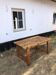Old farmhouse table made of solid pine