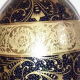 Double hand-gilded vase