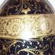 Double hand-gilded vase