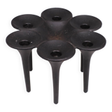 Holmgren illums bolighus, cast Iron candle holder 1960s Denmark