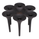 Holmgren illums bolighus, cast Iron candle holder 1960s Denmark