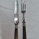Cutlery, meat, horn early twentieth