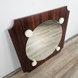 Vintage 70s teak mirror