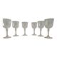 Verres sculpté en cristal