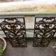Paire de grilles de porte en fer forgé provenance Dammarie