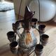 Vintage liqueur service signed Vallauris