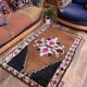 Vintage Turkish Rug 131x87 cm shabby carpet Kars Region Small