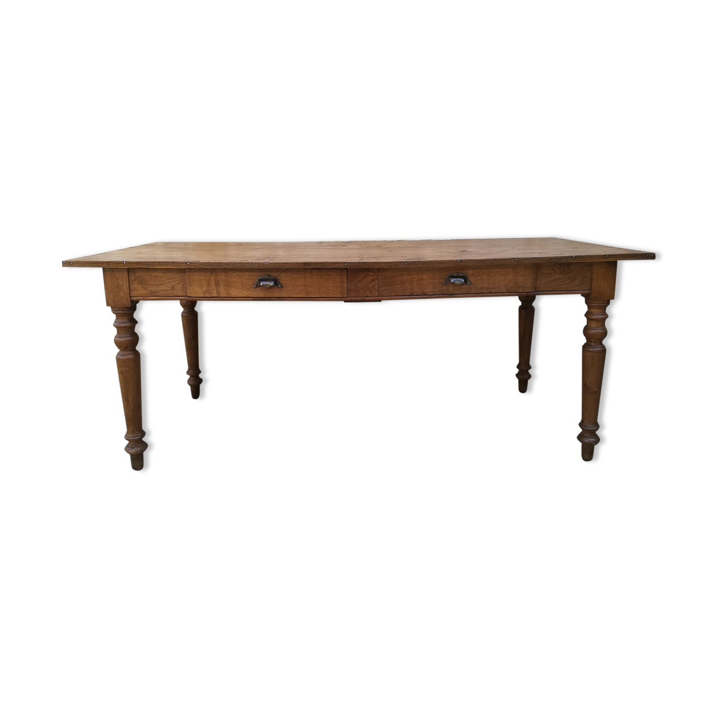 Oak farmhouse table