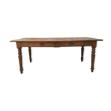 Oak farmhouse table