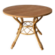 Round rattan table