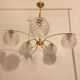Vintage chandelier 5 burners large diameter