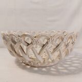 Old woven ceramic basket - Maison Pichon - Uzès 1960