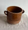 Old semi-glazed terracotta pot digoin