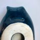 Empty pocket ceramic ring fat lava signed vallauris 70s