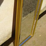 Miroir doré à parecloses, 30x99cm