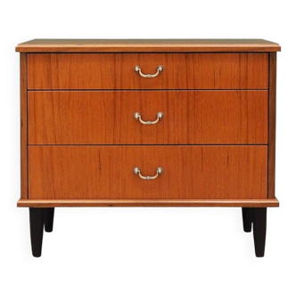 Teak chest of drawers, Danish design, 1960s, production: Denmark