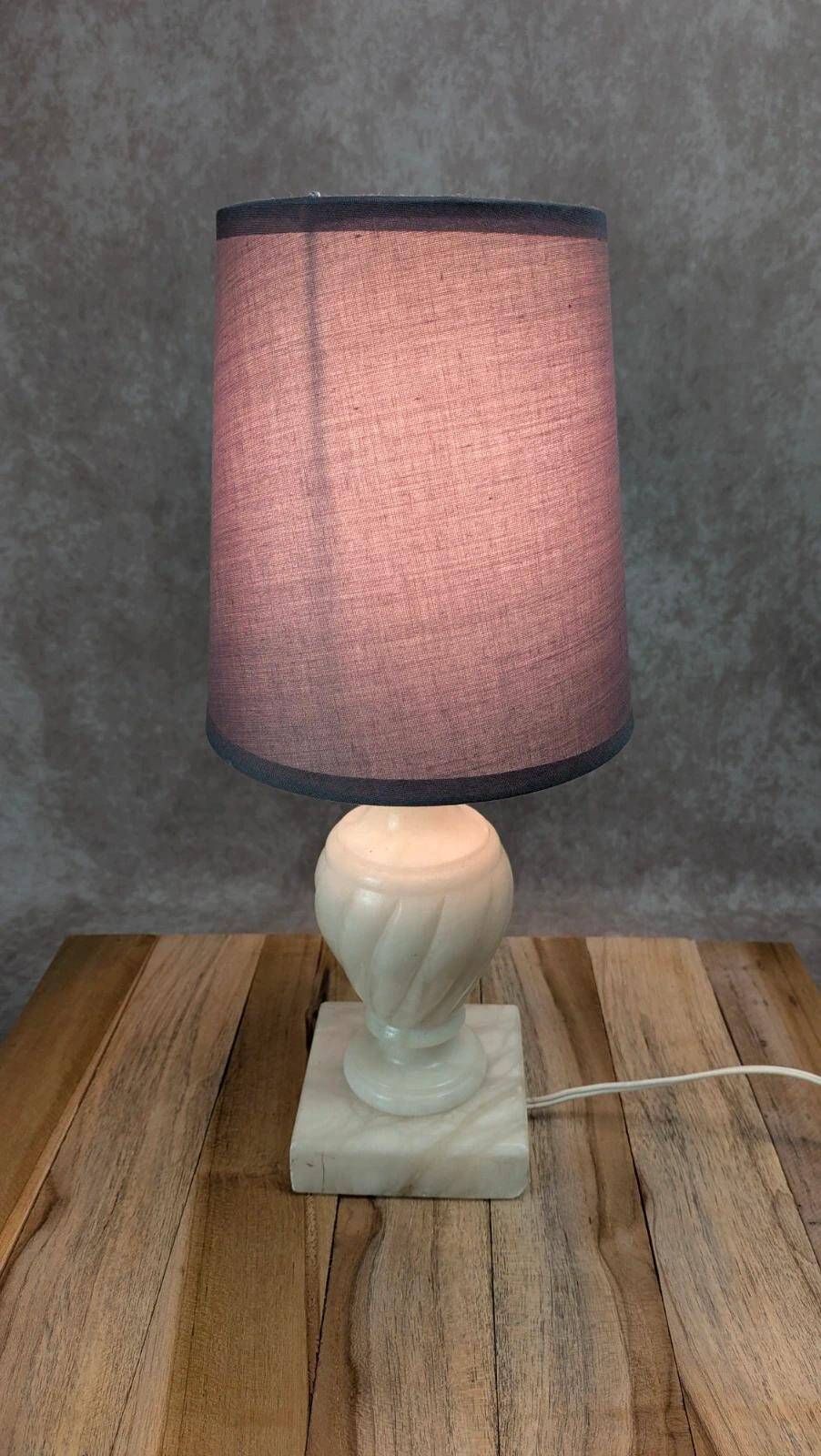 Vintage alabaster lamp