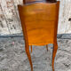 Antique nightstand louis xv style wood drawer + vintage case