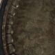 Large antique copper platter with Middle Eastern decorations, 20th century.