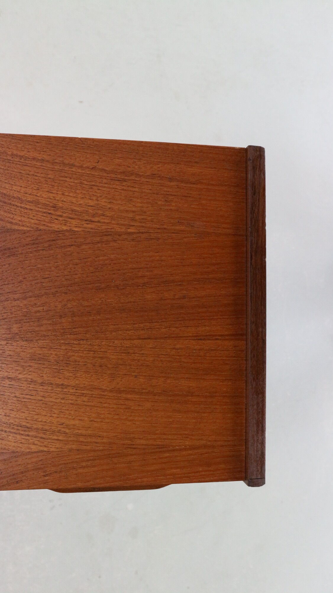 Scandinavian modern teak chest of drawers, small cabinet 1960 denmark