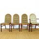 4 chaises vintage 1960