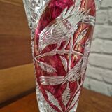 Vintage HOFBAUER crystal vase 60-70's