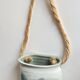 Hanging pot cover ceramic vintage flower
