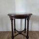 Table d'appoint, pieds bobine