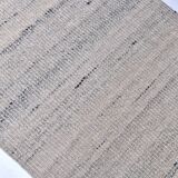 285x70 cm wool runner carpet, beige orange wool kilim carpet, vintage kilim