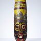 Large Balinese mask carved and hand-painted in wood, Indonesia, 1970s.