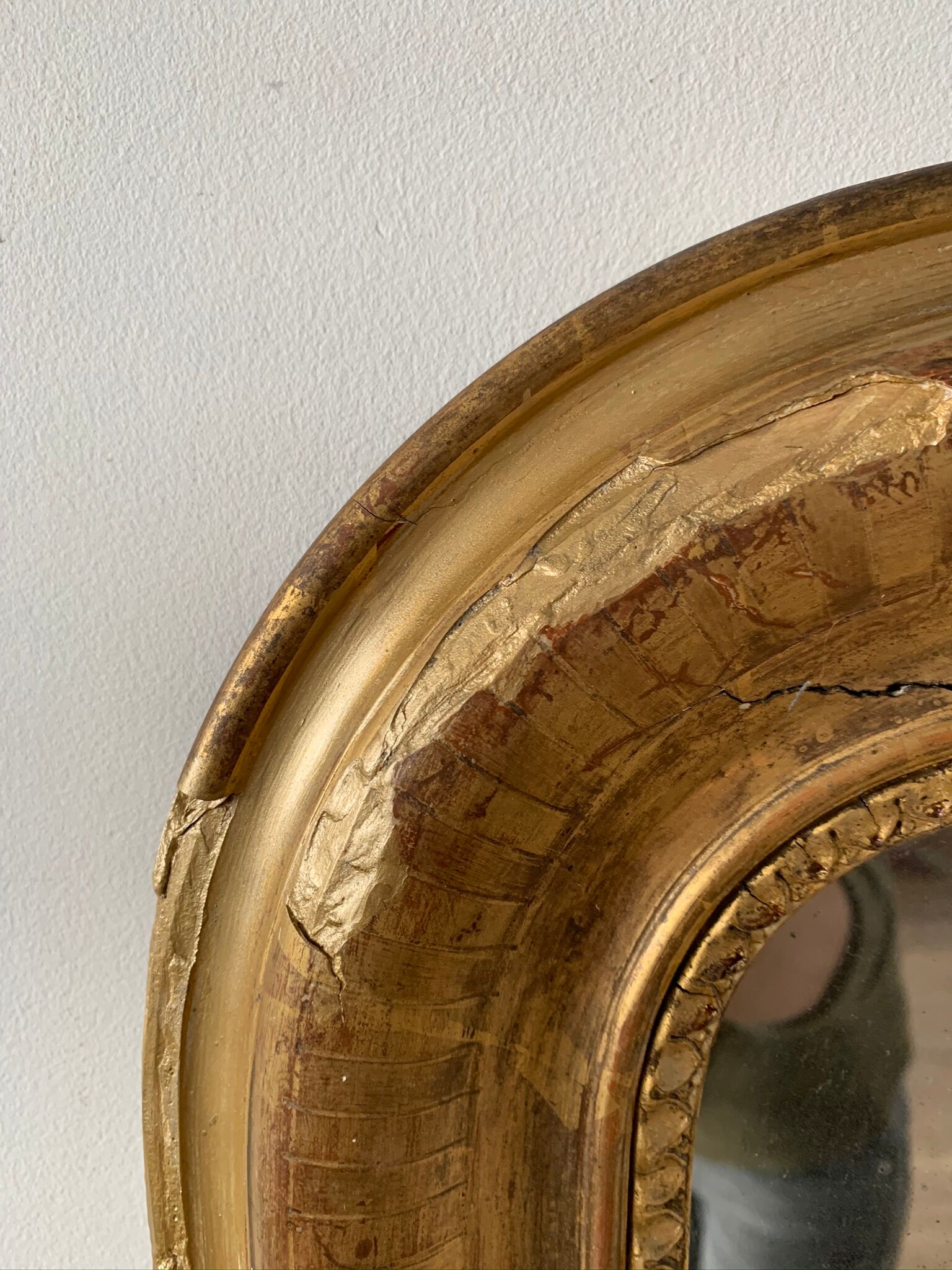 Mirror Louis Philippe old gilded 143x96cm