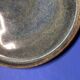 Blue earthenware plate