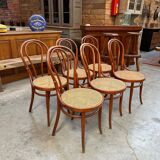 Suite of 6 bistro chairs