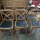 Lot of 6 bistro chairs in oak
