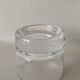 Glasses cups with thick bottom with water or vintage spirits 70