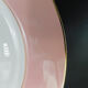 Set de 4 assiettes plates - L'Amandinoise - Rose pastel