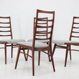 1960s Set of Four Dining Chairs in Teak, Germany