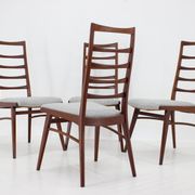 1960s Set of Four Dining Chairs in Teak, Germany