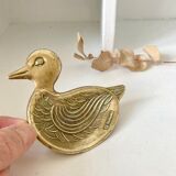 Brass ashtray duck