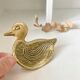Cendrier laiton canard
