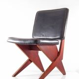 Pastoe FB 18 scissor fifties dining chair by Jan van Grunsven
