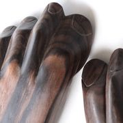Vide poche, pieds en bois d'ébène, années 70