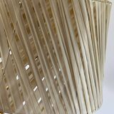 Vintage floor lamp with plastic shade, unique piece