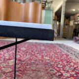 50s coffee table in metal and marble