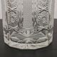 Vintage crystal carafe from Czechoslovakia, 1960s.