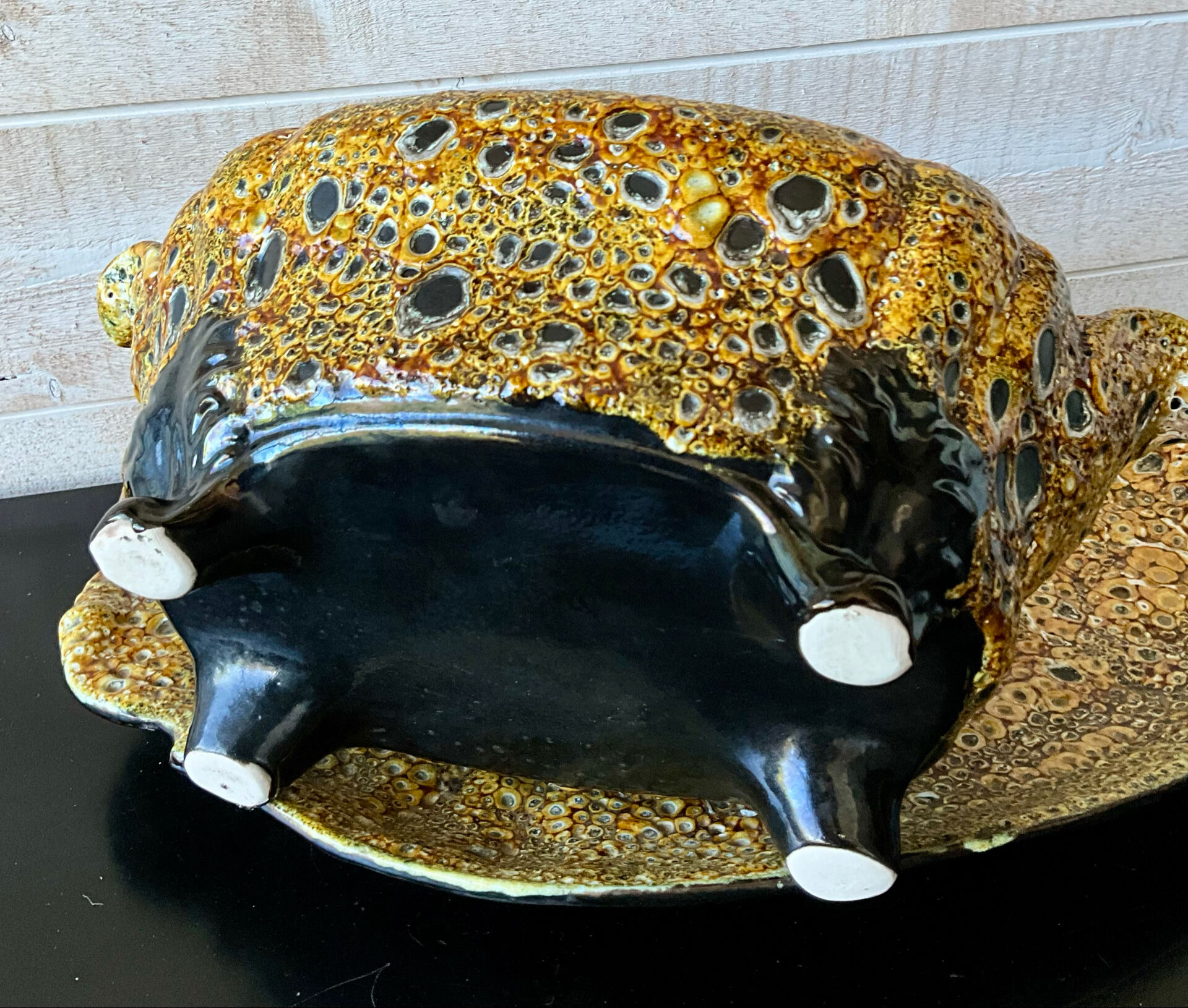 Soup tureen Émaux des Dunes and its tray