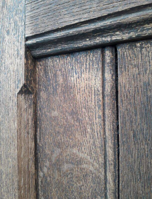 Double entrance door 227x142.2cm oak multi-point lock and frame