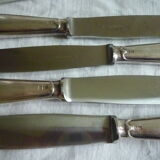 Twelve Alfénide knives - Christofle vendôme model